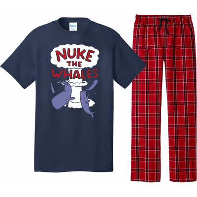 Nuke The Whales Funny Pajama Set