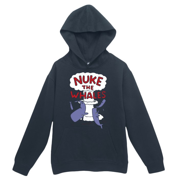 Nuke The Whales Funny Urban Pullover Hoodie