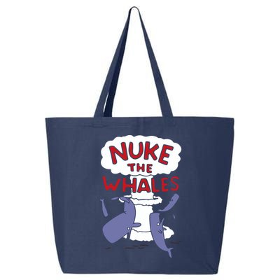 Nuke The Whales Funny 25L Jumbo Tote