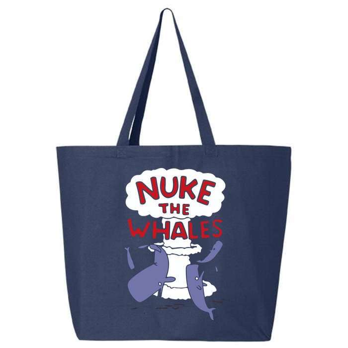Nuke The Whales Funny 25L Jumbo Tote