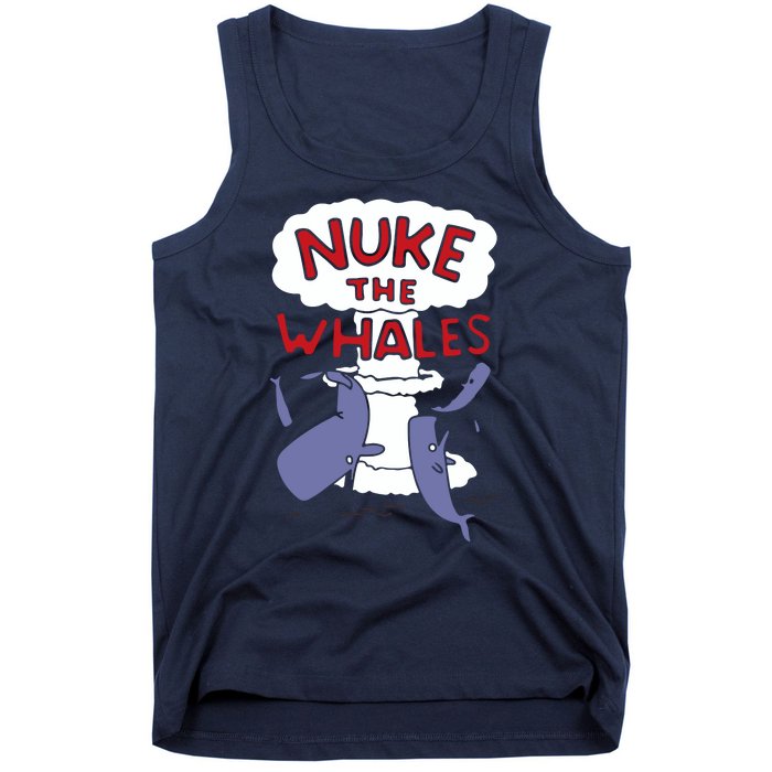 Nuke The Whales Funny Tank Top