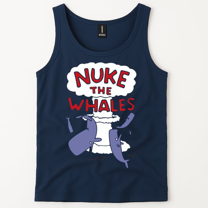 Nuke The Whales Funny Tank Top