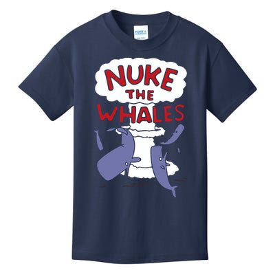 Nuke The Whales Funny Kids T-Shirt