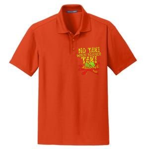 No Taki When Teacher Taki Funny Teacher Cute Education Dry Zone Grid Polo