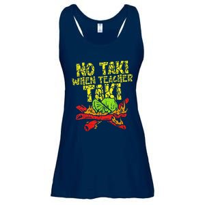 No Taki When Teacher Taki Funny Teacher Cute Education Ladies Essential Flowy Tank