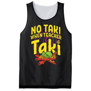 No Taki When Teacher Taki Mesh Reversible Basketball Jersey Tank