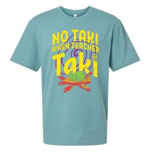 No Taki When Teacher Taki Sueded Cloud Jersey T-Shirt