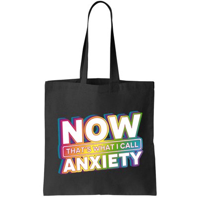 Now Thats What I Call Anxiety Funny Parody Bag