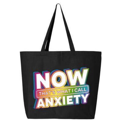Now Thats What I Call Anxiety Funny Parody 25L Jumbo Tote