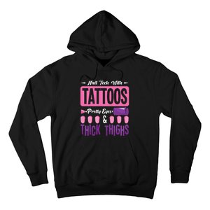 Nail Tech With Tattoos Pretty Nail Technician Nail Polish Hoodie