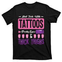 Nail Tech With Tattoos Pretty Nail Technician Nail Polish T-Shirt