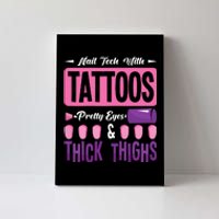 Nail Tech With Tattoos Pretty Nail Technician Nail Polish Canvas