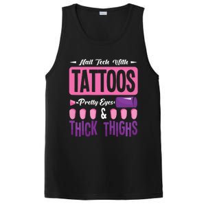 Nail Tech With Tattoos Pretty Nail Technician Nail Polish PosiCharge Competitor Tank