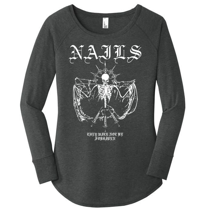 Nails They WonT Be Forgiven Women's Perfect Tri Tunic Long Sleeve Shirt