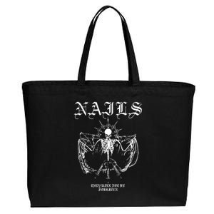 Nails They WonT Be Forgiven Cotton Canvas Jumbo Tote