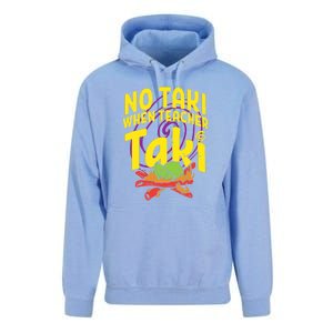 No Taki When Teacher Taki Funny Cute Education Unisex Surf Hoodie