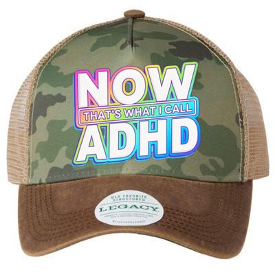 Now That’s What I Call ADHD Funny Mental Health Awareness Legacy Tie Dye Trucker Hat