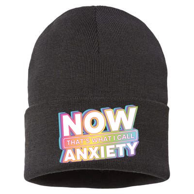 Now That’S What I Call Anxiety Sustainable Knit Beanie