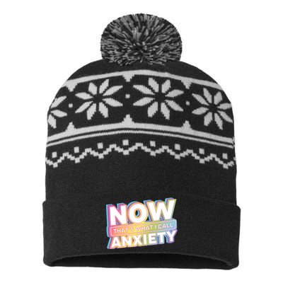 Now That’S What I Call Anxiety USA-Made Snowflake Beanie