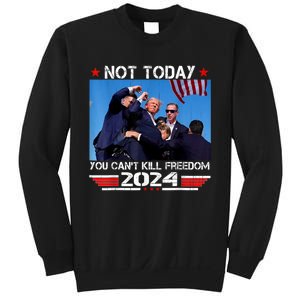 Not Today You CanT Kill Freedom Stronger President Sweatshirt