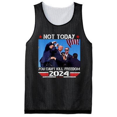 Not Today You CanT Kill Freedom Stronger President Mesh Reversible Basketball Jersey Tank