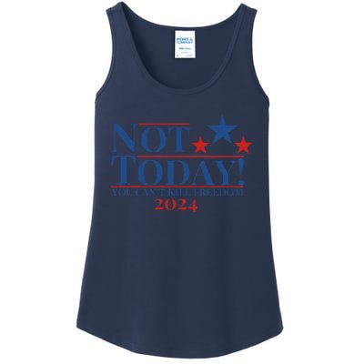 Not Today You CanT Kill Freedom Ladies Essential Tank