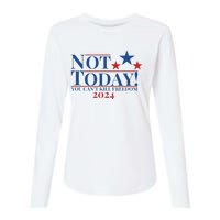 Not Today You CanT Kill Freedom Womens Cotton Relaxed Long Sleeve T-Shirt