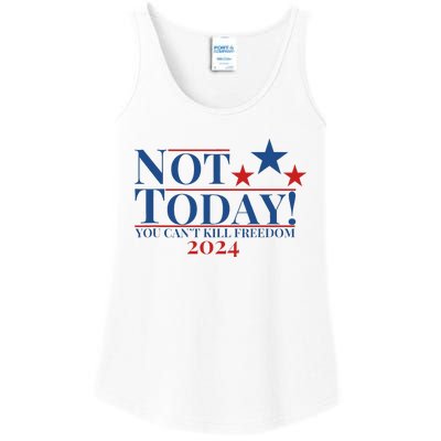 Not Today You CanT Kill Freedom Ladies Essential Tank