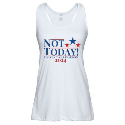 Not Today You CanT Kill Freedom Ladies Essential Flowy Tank