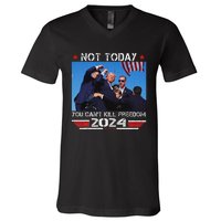 Not Today You CanT Kill Freedom Stronger V-Neck T-Shirt