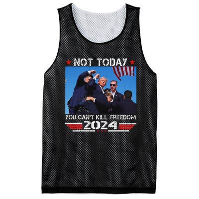 Not Today You CanT Kill Freedom Stronger Mesh Reversible Basketball Jersey Tank