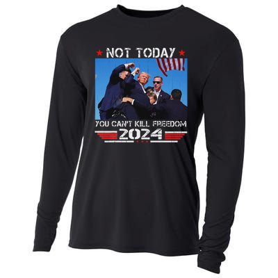 Not Today You CanT Kill Freedom Stronger Cooling Performance Long Sleeve Crew