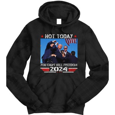 Not Today You CanT Kill Freedom Stronger Tie Dye Hoodie