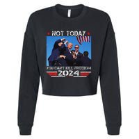 Not Today You CanT Kill Freedom Stronger Cropped Pullover Crew