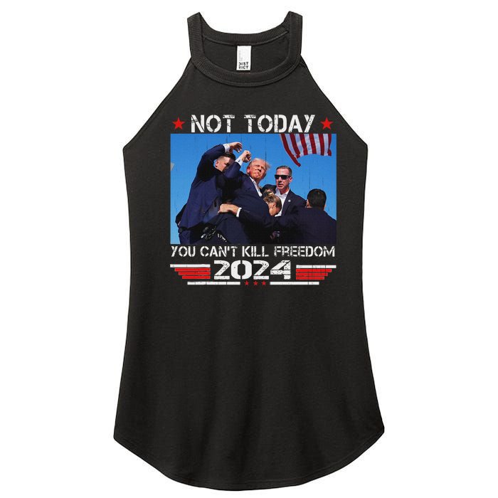 Not Today You CanT Kill Freedom Stronger Women's Perfect Tri Rocker Tank