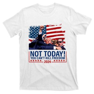 Not Today You CanT Kill Freedom Trump 2024 Fight Fist Epic T-Shirt