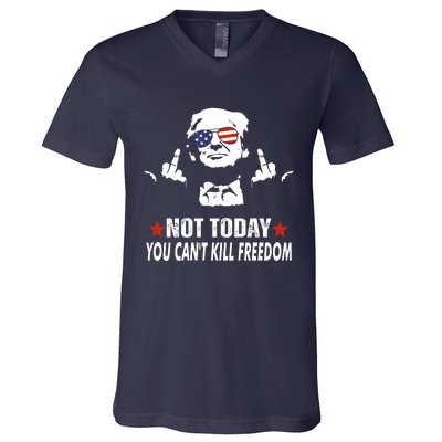 Not Today You CanT Kill Freedom V-Neck T-Shirt