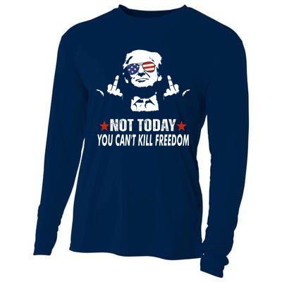 Not Today You CanT Kill Freedom Cooling Performance Long Sleeve Crew