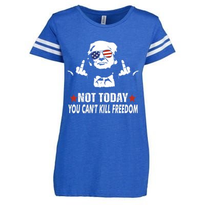 Not Today You CanT Kill Freedom Enza Ladies Jersey Football T-Shirt