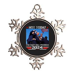 Not Today You Cant Kill Freedom Stronger President Metallic Star Ornament