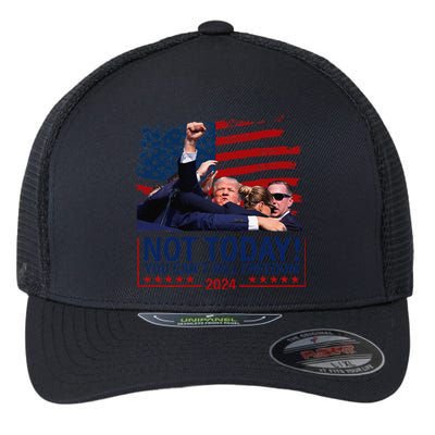 Not Today You CanT Kill Freedom Trump 2024 Fight Fist Epic Flexfit Unipanel Trucker Cap