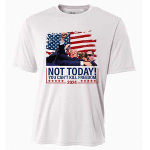 Not Today You CanT Kill Freedom Trump 2024 Fight Fist Epic Cooling Performance Crew T-Shirt