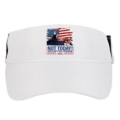 Not Today You CanT Kill Freedom Trump 2024 Fight Fist Epic Adult Drive Performance Visor