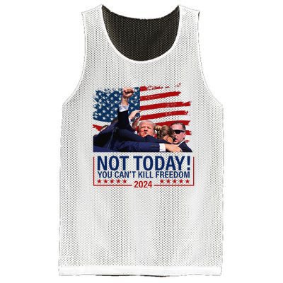 Not Today You CanT Kill Freedom Trump 2024 Fight Fist Epic Mesh Reversible Basketball Jersey Tank