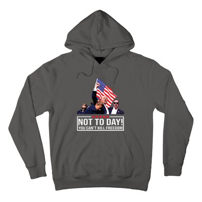 Not Today You Cant Kill Freedom I Support President 45 47 Hoodie