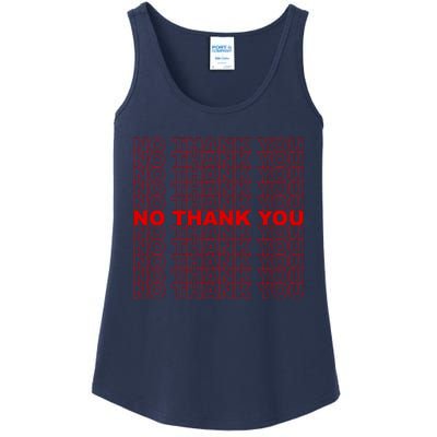 No Thank You Ladies Essential Tank