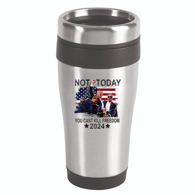 Not Today You CanT Kill Freedom 16oz Travel Tumbler