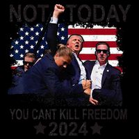Not Today You CanT Kill Freedom 16oz Travel Tumbler
