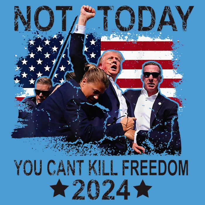 Not Today You CanT Kill Freedom Tie Dye Hoodie