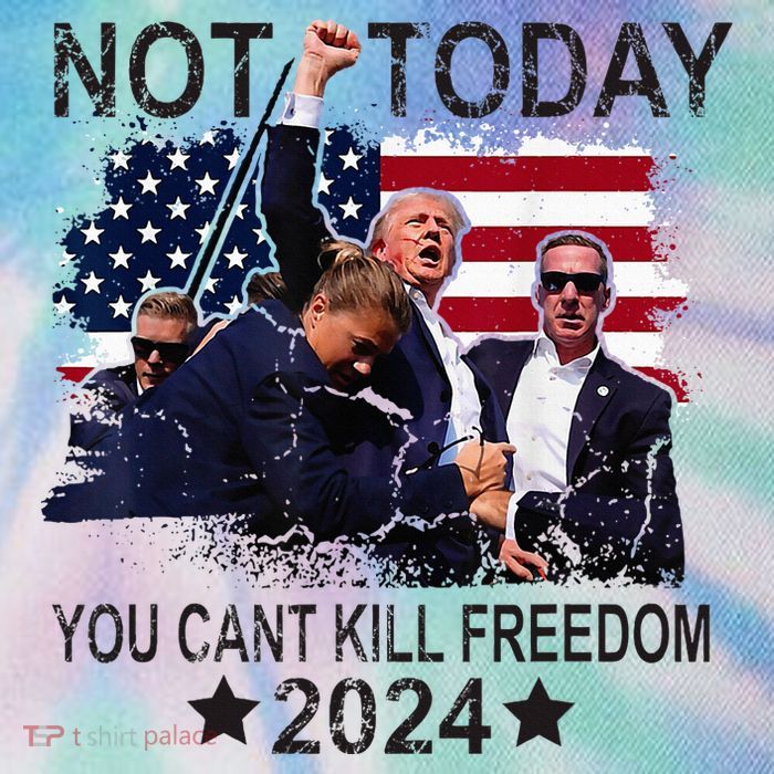 Not Today You CanT Kill Freedom Legacy Tie Dye Trucker Hat